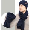 KANDUO 3 in 1 Women Soft Warm Thick Knitted Hat Scarf & Gloves Winter Set A Great Gift (Color : D, Size : One Size) view 3