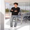 X RAY Boys School Uniform Sweater V-Neck, Big Boys' & Little Kids Youth Long Sleeve V Neck Pullover Sweater, Black, X-Small (5) view 3