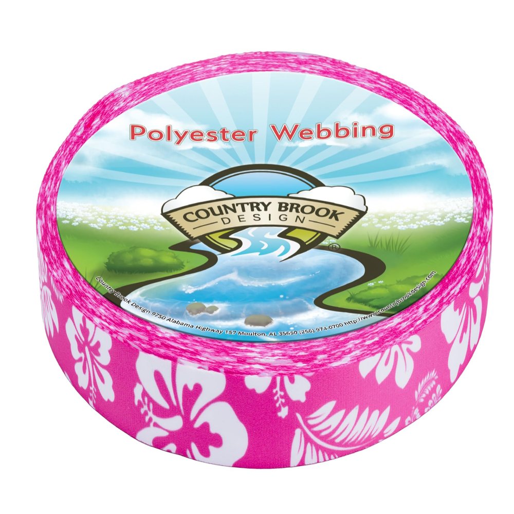 Country Brook Design - Pink Hawaiian Lite Tape (3/4 Inch, 10 Yards)