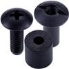 [12 Pack] HolsterSmith Holster Retention Assembly - Black Chicago Screw Slotted Post Truss Head Design - (.500 Inch Slotted Post + .500 Phillips Truss Head Screw + .480 EPDM Washer)