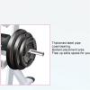 Dumbbell Rack Stand, Steel Dumbbell Bench Free,2-Tier Weights Plates Ideal Barbell Rack for Health Clubs and Home Gyms,Bearing 1000Lbs,Stand Only (Color : Black) view 4