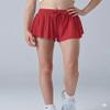 3 Pack Girls Flowy Shorts with Spandex Liner 2-in-1 Youth Butterfly Skirts for Fitness, Running, Sports (Set 5, X-Small) view 2