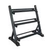BELUND 3Tier Dumbbell Rack Stand Adjustable Weight Rack Dumbbell Bench-1100 LBS Load-Bearing Heavy Duty Steel Dumbbell Tree for Home Gym