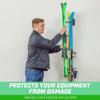 GoSports Wall Mounted Ski and Snowboard Storage Rack - 2 or 8 Ski Sizes view 3