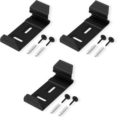 Teltonika PR5MEC22 Pack of 3 Surface Clip Holder Kit; Compatible with RUT200, RUT241, RUT240, TRB245, and TRB255 Routers and Gateways