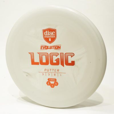 Discmania Exo Hard Logic Disc Golf Putter & Approach Disc, Pick Color/Weight [Stamp & Exact Color May Vary] Gray 173-174 Grams