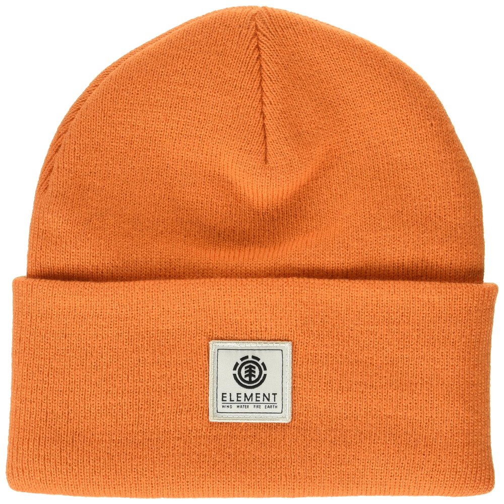 Element Mens Dusk Beanie Hat, Burnt Orange, Small US