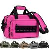 VEAGIA Range Bag,Pistol Case,Gun Range Bags For Handguns And Ammo Pouch 2 Pistols Soft Carrying Shooting Bag (Pink) view 1