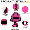 VEAGIA Range Bag,Pistol Case,Gun Range Bags For Handguns And Ammo Pouch 2 Pistols Soft Carrying Shooting Bag (Pink) view 3