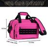 VEAGIA Range Bag,Pistol Case,Gun Range Bags For Handguns And Ammo Pouch 2 Pistols Soft Carrying Shooting Bag (Pink) view 4