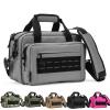 VEAGIA Range Bag,Pistol Case,Gun Range Bags For Handguns And Ammo Pouch 2 Pistols Soft Carrying Shooting Bag (Grey 1.0) view 1