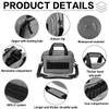 VEAGIA Range Bag,Pistol Case,Gun Range Bags For Handguns And Ammo Pouch 2 Pistols Soft Carrying Shooting Bag (Grey 1.0) view 4