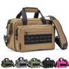 VEAGIA Range Bag,Pistol Case,Gun Range Bags For Handguns And Ammo Pouch 2 Pistols Soft Carrying Shooting Bag (Brown) view 1