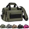 VEAGIA Range Bag,Pistol Case,Gun Range Bags For Handguns And Ammo Pouch 2 Pistols Soft Carrying Shooting Bag (Army green 1.0) view 1