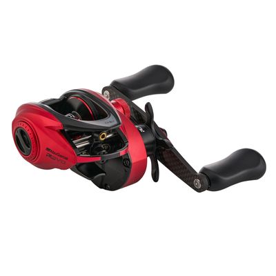 Abu Garcia Revo Rocket Low Profile Baitcast Fishing Reel, Red