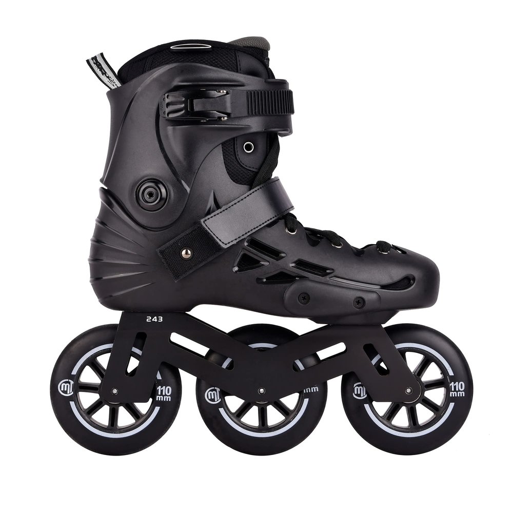 MT3 3WD Urban Cruise Inline Skates Speed Slalom Free Skating for Girls and Boys (EU 43-44 / USM 10-10.5 / USL 10.5-11/275-280mm)