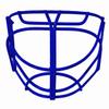Mix Sports MX10 Pro Cat Eye Hockey Goalie Cage (Non-Certified) for Ice, Inline, Roller, Street & DEK Hockey - Royal Blue view 1