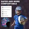 TIAXU TIAXU Rugby Helmet - Soft Padded Headgear 7v7 Flag Football Headguard Soccer Head Protection Protective Soft Helmet Football for Youth & Adult view 2
