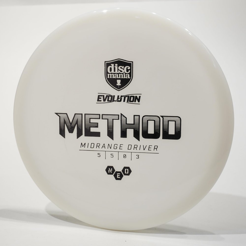 Discmania Evolution Neo Method Disc Golf Midrange Disc, Pick Color/Weight [Stamp & Exact Color May Vary] White 170-172 Grams