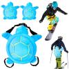 3pcs Turtle Butt Pads for Snowboarding Ski Protective Gear Set Cute Turtle 3D Hip Protectors for Skating Tortoise Cushion Padded Turtle Knee Pad for Kids Adults Skiing Roller Protection (Blue) view 1