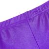 Toddler Girls Glitter Ballet Dance Shorts Bike Short Breathable Playgrounds Gymnastics Spring Winter (Purple, 4-5 Years) view 3