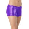 Toddler Girls Glitter Ballet Dance Shorts Bike Short Breathable Playgrounds Gymnastics Spring Winter (Purple, 4-5 Years) view 4