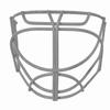 Mix Sports MX10 Pro Cat Eye Hockey Goalie Cage (Non-Certified) for Ice, Inline, Roller, Street & DEK Hockey - Gray view 1