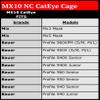 Mix Sports MX10 Pro Cat Eye Hockey Goalie Cage (Non-Certified) for Ice, Inline, Roller, Street & DEK Hockey - Gray view 3
