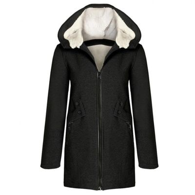 XUNRYAN Teen Girls Sherpa Fleece Hoodie Jackets Faux- Fur Coats Winter Warm Fuzzy Lightweight Slim Overcoats for Petite Women