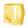 Toddler Girls Glitter Ballet Dance Shorts Bike Short Breathable Playgrounds Gymnastics Spring Winter (Gold, 3-4 Years) view 2
