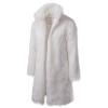 XUNRYAN Men's Faux Fur Coat Jacket Winter Warm Thicker Fur Coat Outwear Long Parka Overcoat Hippie Outfits Christmas Gifts view 1