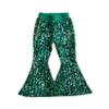 Kids Clothing Girl San Patrick Green Sequins Bell-Bottomed Pants 3T view 1