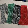 Kids Clothing Girl San Patrick Green Sequins Bell-Bottomed Pants 3T view 2