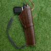 Hulara Leather Western Gun Holster Heritage Rough Rider .Colt SAA Wrangler Single Six Vaquero Cowboy Holsters for 4.75" and 5.5" Barrel Revolvers Heritage Holster view 4