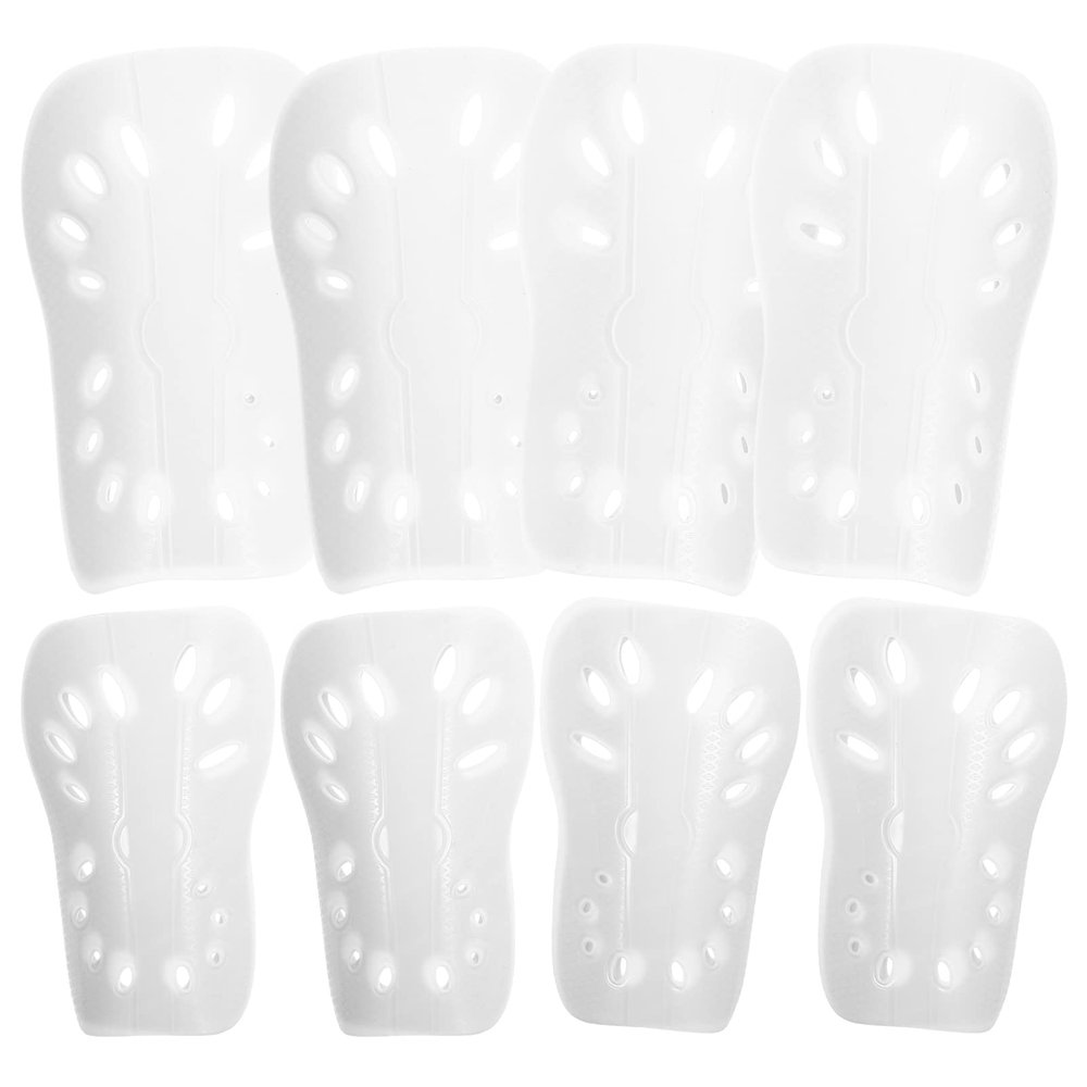 BESPORTBLE 4pairs Soccer Shin Guards for Adults and Boys and Girls Lightweight Shin Protectors Straps Breathable Material for Enhanced Comfort for Soccer Practice and Play