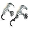 ZSHJGJR Compound Bow Release Thumb Tension Bow Release 3 and 4 Grip Adjustable Archery Bow Release Aids Hand Held Bow Release for Compound Bow Hunting Shooting Accessories (Grey) view 1