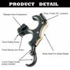 ZSHJGJR Compound Bow Release Thumb Tension Bow Release 3 and 4 Grip Adjustable Archery Bow Release Aids Hand Held Bow Release for Compound Bow Hunting Shooting Accessories (Lake Blue) view 3