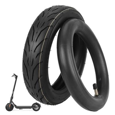 10x2.125 Tire with Inner Tube 10 inch for Segway Ninebot F20 F25 F30 F40 F Series Heavy Duty Replacement Wheels Parts Inner Tube Tire for Electric Scooter Accessories (Black)