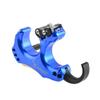 ZSHJGJR Compound Bow Release Thumb Tension Bow Release 3 and 4 Grip Adjustable Archery Bow Release Aids Hand Held Bow Release for Compound Bow Hunting Shooting Accessories (Blue) view 2