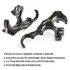 ZSHJGJR Compound Bow Release Thumb Tension Bow Release 3 and 4 Grip Adjustable Archery Bow Release Aids Hand Held Bow Release for Compound Bow Hunting Shooting Accessories (Black) view 2