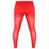 dPois Men's Glossy Long Trousers Tights Thermal Sissy Underwear Pajamas Pants See Through Leggings Red One Size view 2