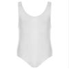 Jugaoge Mens Oily Glossy One Piece Bodysuit Swimming Suits Sleeveless Sports Swimwear Yoga Jumpsuit White X-Large view 3