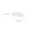 SEWACC Beard Costume Santa Eyebrows 2 Pairs Self-Adhesive Fake Eyebrows White Plush Christmas Costume Accessory Adults Xmas Party Masquerade Supplies view 4