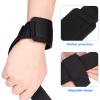 4pcs Ankle and Wrist Straps: 2pcs Adjustable Ankle Cuffs for Cable Machine and 2pcs 21.5'' Lifting Straps for Weightlifting Gym Workout Strength Training Bodybuilding view 4