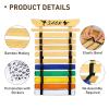 Winartton 10 Belts Bamboo Karate Belt Display Rack Hold, Taekwondo Belt Display with Stickers, Martial Arts Belt Display, No Assembly Required, Belt Holder for Adult view 3