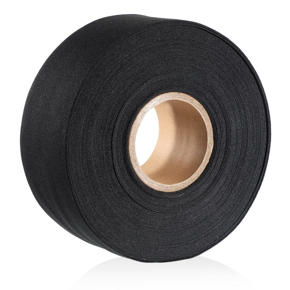 Outus Wetsuit Repair Iron On Seam Sealing Tape 32.8 Ft Seam Sealing Patch Waterproof for Neoprene Wetsuit Drysuit Fishing Suits Industrial Standard Carrier Material(2 Inch in Width,Black)