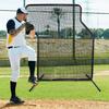 KAIDIDA Baseball Z-Screen Pitching Net 7X7 FT Portable Adjustable Height Softball Batting Training Pitching Protector Equipment for Backyard Sport Field for Adult Youth with Strike Zone view 1