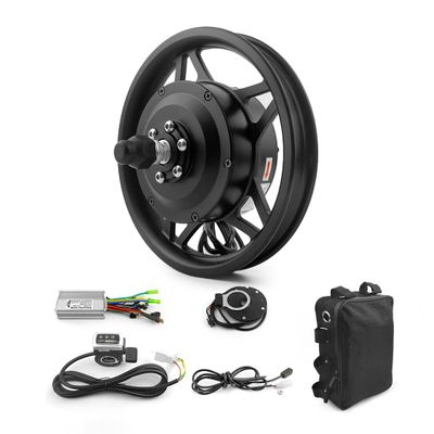 12 Inch Hub Motor Bike Conversion Kit with Thumb Throttle and Pedal Assist Sensor for Scooter Bicycle Front Wheel (36V 250W)