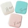 Corissy Personalized Jewelry Box for Women, Custom Travel Jewelry Case with Name and Birth Flower, Leather Jewelry Box for Rings, Earrings, Necklaces, Personalized Gifts for Women view 1