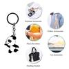 CFLNYC Panda Charm Keychain, Cute Cartoon Key Ring Pendant Panda Lovers Jewelry for Friends Girls Christmas Birthday Gift (Color : Black Running, Size : 4.3") view 4
